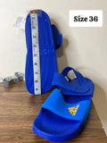 Adidas blue sandals