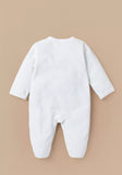 Juniors white koala embroidered closedfeet sleepsuit (Winter)