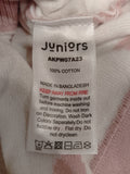 Juniors pink star knitted shirt ,& pyjama set (set of 2) (winter)