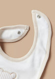 Juniors brown bear bib