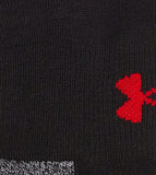 Under Armour red, black & grey men's socks (pack of 3)