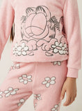 Garfield Soft And Cozy Embroidered Long Sleeves Tshirt and Pyjama Set (Set of 2) (Winter)