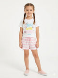 R&B sea sand sleep shirt & shorts set (set of 2) (Summer)