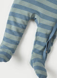 Juniors giraffe & stripe printed sleepsuit
