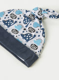 Juniors my little Dino print bandana bib & cap(set of 2)