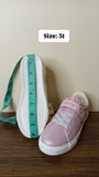 Snoopy pink glittery shoes