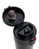 R&B black stainless steel tumbler mug