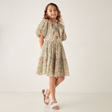 Eligo pastel floral frill frock (Summer)