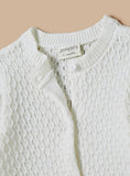 Juniors solid white knitted pullover (Winter)