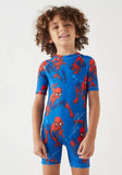 Spiderman printed swimsuit