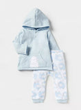 Juniors blue sheep padded hoodie & Pyjama set (set of 2) (Winter)
