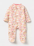 Juniors all over colorful floral printed fleece sleepsuit (winter)