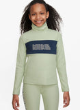 Nike green girls turtle neck shirt