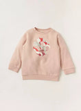 Puma girls nude & pink fleece shirt & jog set (set of 2) (Winter)