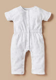 Juniors small flower printed openfeet sleepsuit (Summer)