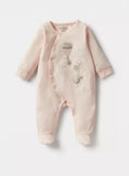 Juniors hot air balloon embroidered sleepsuit