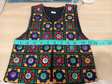 Girls embroidered waist coat(with cap)