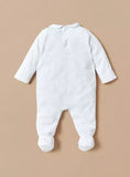 Juniors horse embroidered collared sleepsuit