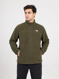 The North Face men's green fleece zipped pullover (Winter)