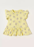 Juniors all over flower printed frill tshirt (Summer)