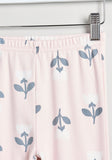 Juniors pink floral shirt & pyjama set (set of 2)