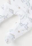 Juniors dino embroidered pocket sleepsuit