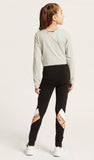 Juniors printed leggings