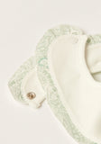 Giggles Green textured bib