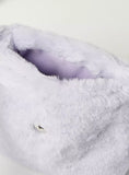 Barbie lilac plush handbag