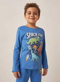 Juniors space fun dino fullsleeves tshirt