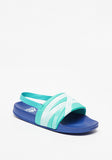 Kappa blue slides with backstrap