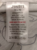 Juniors grey dino blanket