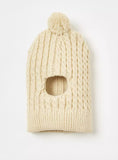 Juniors beige textured monkey cap (winter)