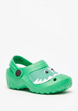 Aqua green crocodile crocs