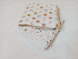 Juniors colorful printed recieving blankets (Pack of 2)