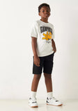 Garfield printed boys white tshirt (Summer)