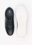 LBL dark perforated lace up shoes