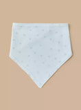 Juniors blue striped & stars bandana bibs (set of 2)