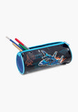 Juniors navy fighter jet pencil case