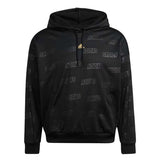 Adidas Solid Black Fleece Lined Hoodie (Winter)