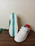 R&B sonic printed white shoes