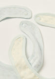 Giggles striped textured bib(set of 2)