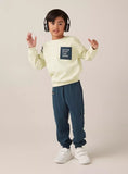 XYZ Off White Fleece Lined Sweatshirt