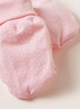 Giggles pink polka Printed Mittens