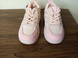 R&B pink colorblock laceup textured shoes
