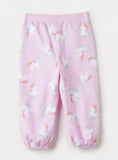 Juniors all over unicorn printed jog pants (fleece lined) (Winter)