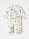 Juniors floral print fleece sleepsuit (Winter)