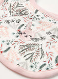 Juniors pink bunny bib