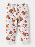 Juniors All Over Fruit Printed Padded Shirt & Pyjama Set (Set Of 2) (winter)