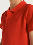 Juniors red boys polo tshirt (Summer)